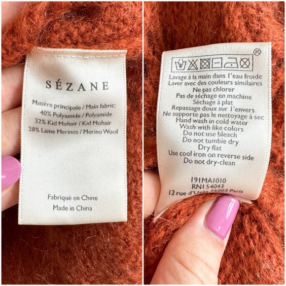 🏷️ SOLD • SÉZANE • Avril Jumper in Cinnamon • XS - Picture 12 of 15